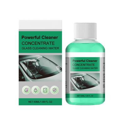 Car Oil Film Cleaner, Windshield Decontamination And Oil Film Removal, Glass Rainproof And Waterproof Cleaner 50ml