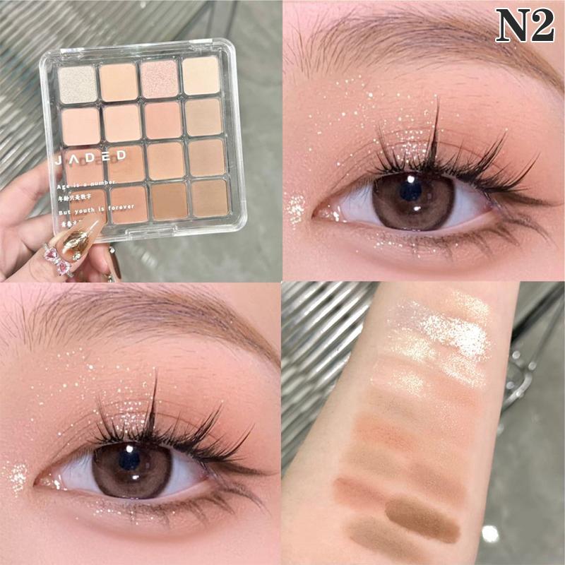 

16-цветная пластина для теней для век, тени для век для начинающих, поднос для теней для век, скульптура, косметика для девочек, аксессуары