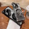This Phone Case Is Suitable for Huawei MATE70 with A Rotating Gyroscope Stand and Honor Magic7 with Electroplated Four-corner Glitter Powder