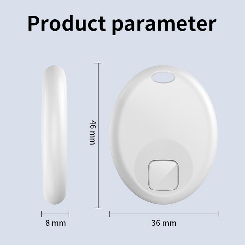 New Mini Smart Tag Anti-lose Security Finder Tracker Bluetooth GPS Locator Works with Apple Find My for Key Pet Luggage Backpack