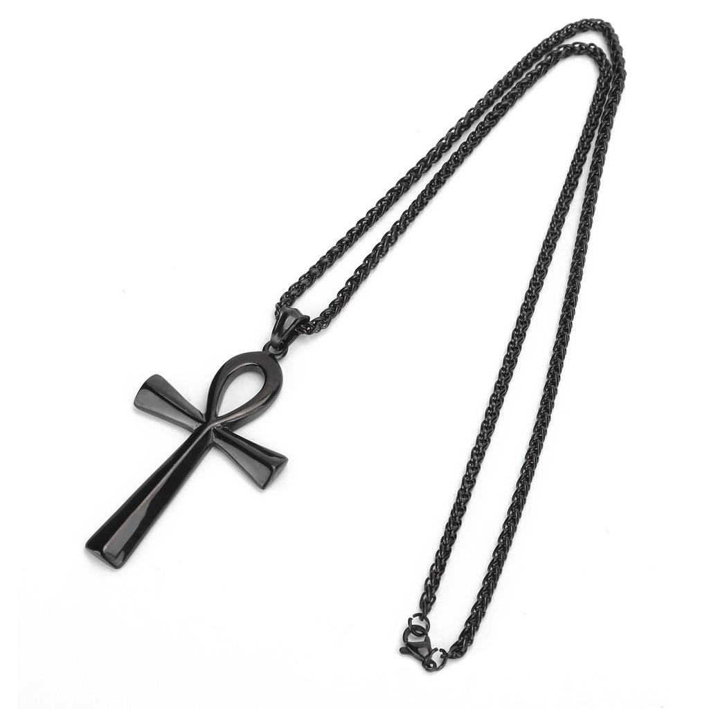 Men Stainless Steel Necklace Chain Exquisite Fashionable Pendant Necklace Accessory Gift