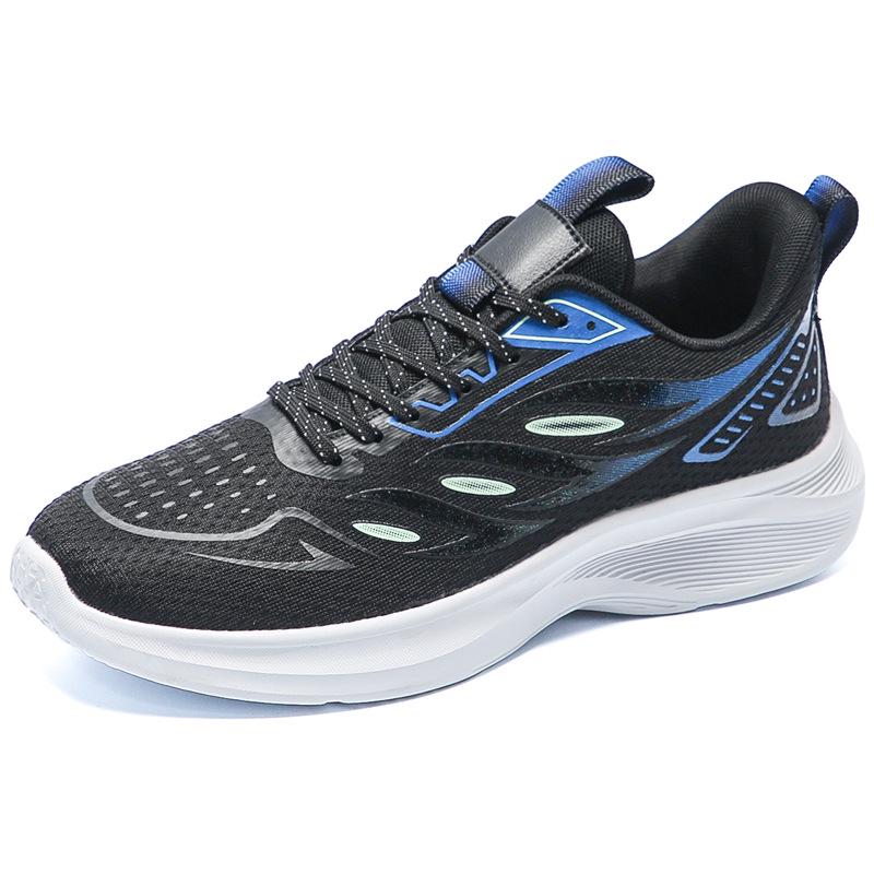 Spring-Summer Men's Plus Size Shock-Absorbing Running Shoes - Super Light and Casual