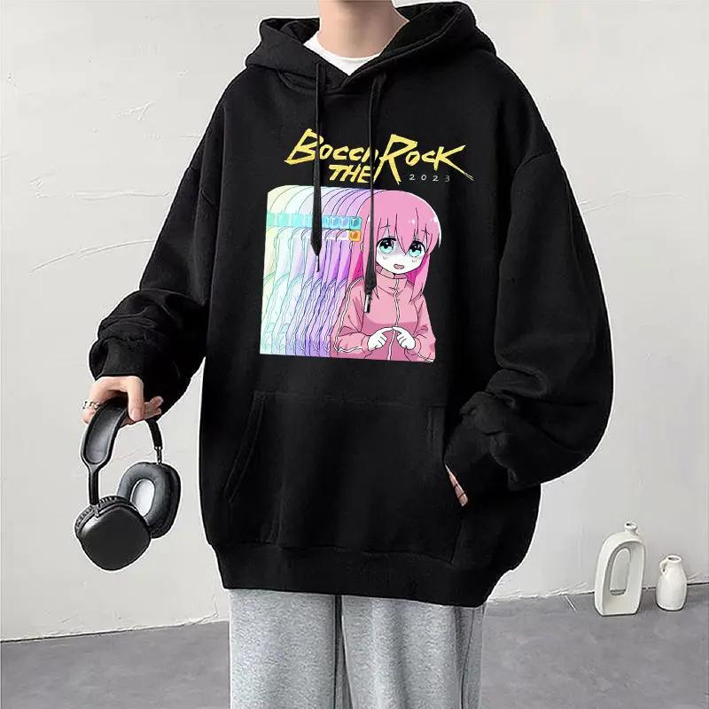 

Аниме Cos BOCCHI THE ROCK! Толстовка с капюшоном Kessoku Band Logo, толстовки для пар Goto Hitori Ijichi Nijika Cospaly, мужские толстовки большого размера с длинными рукавами 3XL