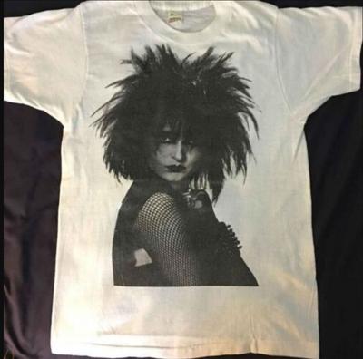 Maglietta vintage Siouxsie And The Banshees, ristampa unisex per uomo e donna