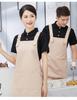 Waterproof Oilproof Canvas Apron with Logo for Coffee, Tea, Restaurant, and Catering Work