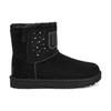 UGG Klasické krátké sněhule s diamantovými cvočky Dámské boty Černé 1125911-BLK