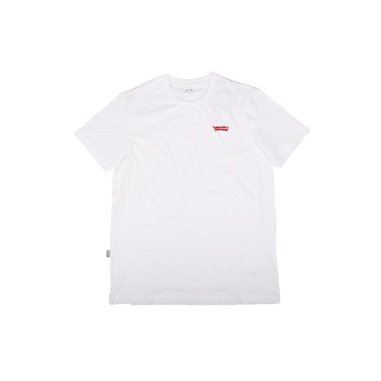 Li-Ning Basketball Series Red Flag Short Sleeve White Men s AHSP831-1 L