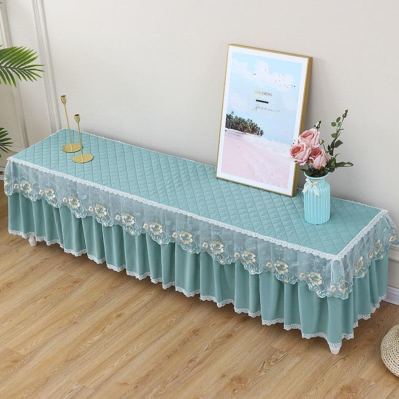 TV Cabinet Cover Double-layer Dust Cover New Lace Universal Cover Tablecloth Rectangular Living Room TV Cabinet Tablecloth