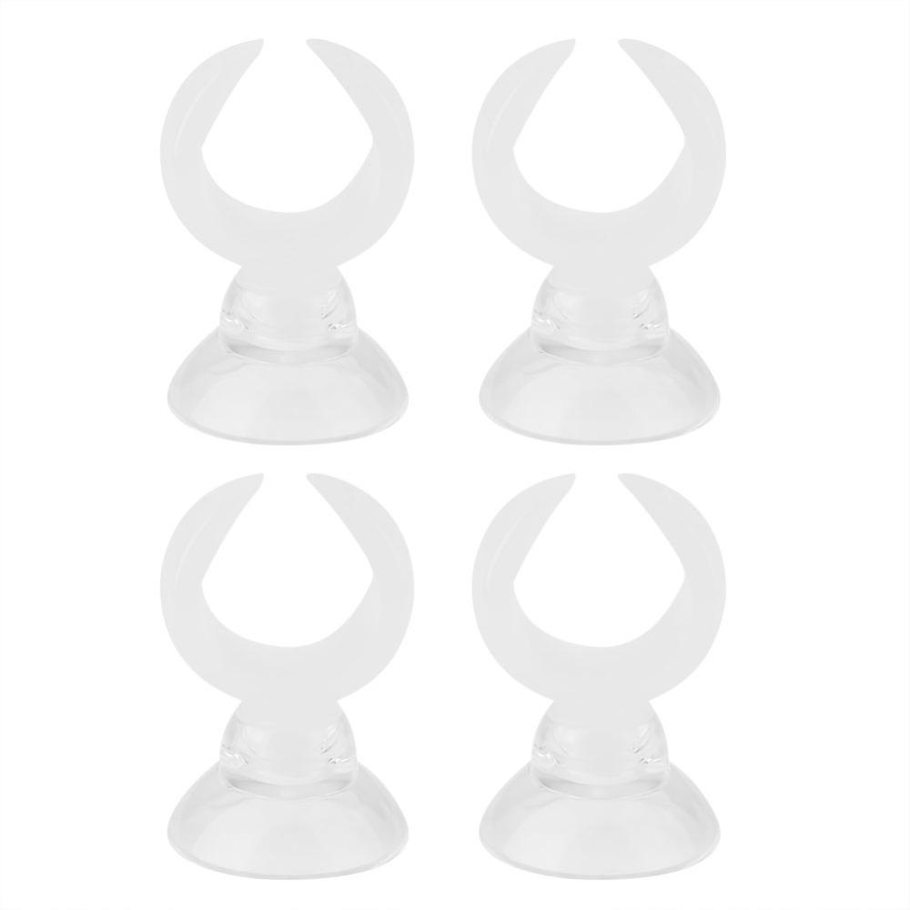 White Aquarium Suction Cup Clips Inner Diameter 17.6mm Inner Diameter 14.6mm Fish Tank Hose Clamps Easy Release