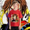 Record of Ragnarok Tesla Anime Print Kids T Shirt 100 Cotton Boys Girls Casual Short Sleeve Tee Childrens Cartoon Graphic Tops