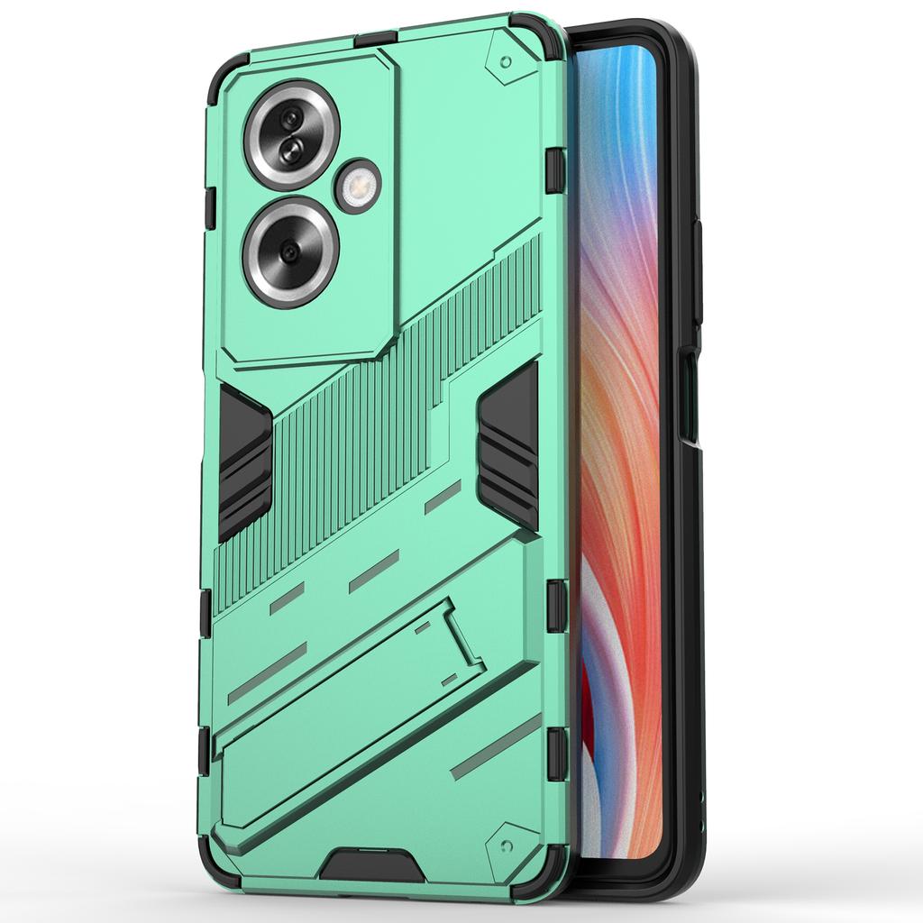 Pour Oppo A79 5G/A2 5G Coque de Téléphone PC+TPU Résistant aux Rayures avec Support