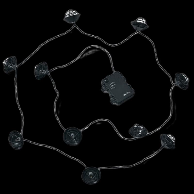 Mobi Garden Star Cluster Wrought Iron LED String Lights