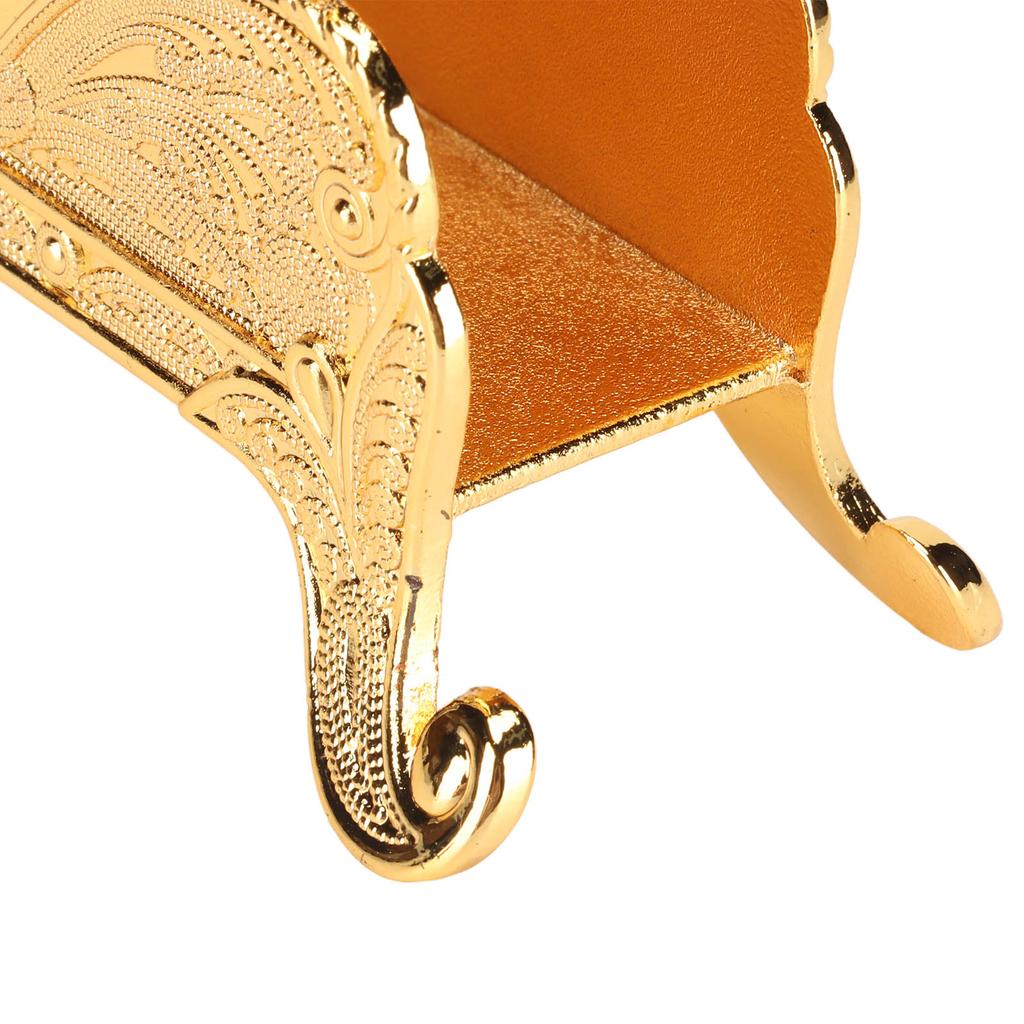 Napkin Holder Classical Metal Peacock Embossed European   Table Tissue Holder Tabletop Freestanding Tissue Dispenser