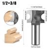 Semicircular Knife, Woodworking Positive Semicircular Knife, Arc Cutter Engraving Milling Cutter, Trimming Knife Fancy Knife 1/2 Handle 1/4 Handle