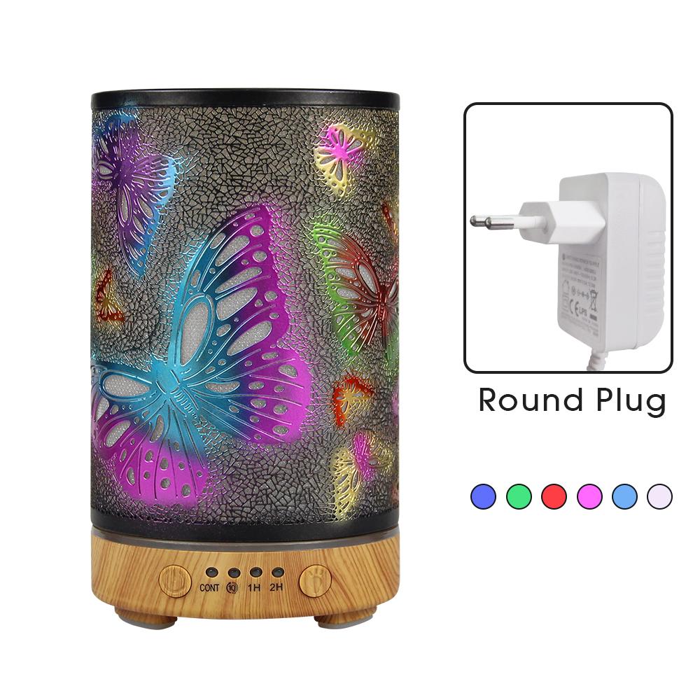 100ml Humidifiers Cool Mist Top Fill Essential Oil Diffuser for Bedroom Large Room Home Baby Nursery and Plants with Nightlight