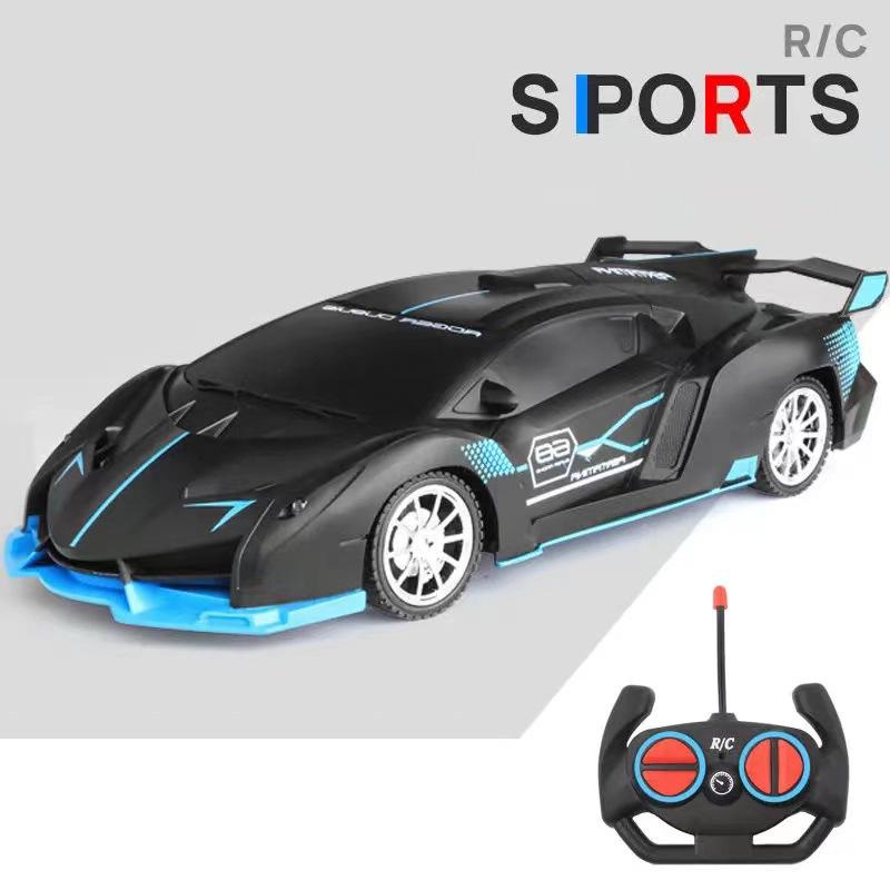 High-Speed Remote Control Drift Car with Lights - Racing Boy Toy Electric Model
