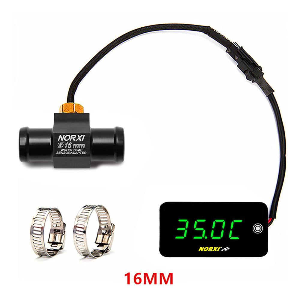 

Motorcycle thermometer universal Voltage Time 3 IN 1LED Digital Display Automatic brightness adjust motorcycle temperature meter
