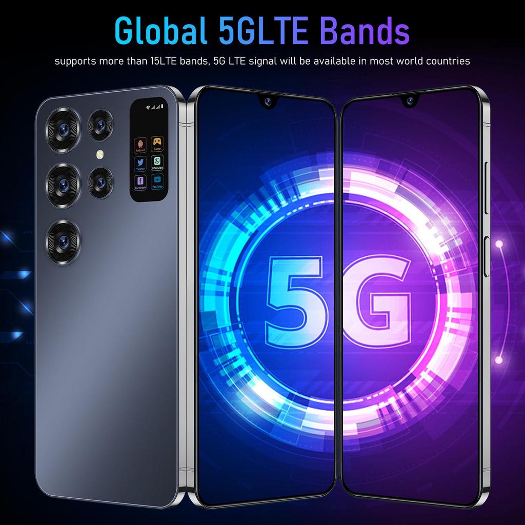 New S26 Ultra HD Smartphone: Large Screen, 16GB RAM, 1TB Storage, Android OS