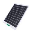 5W Solar Panel Charger Solar Charger with Type C Port for Security Camera Doorbell Outdoor Indoor Use White