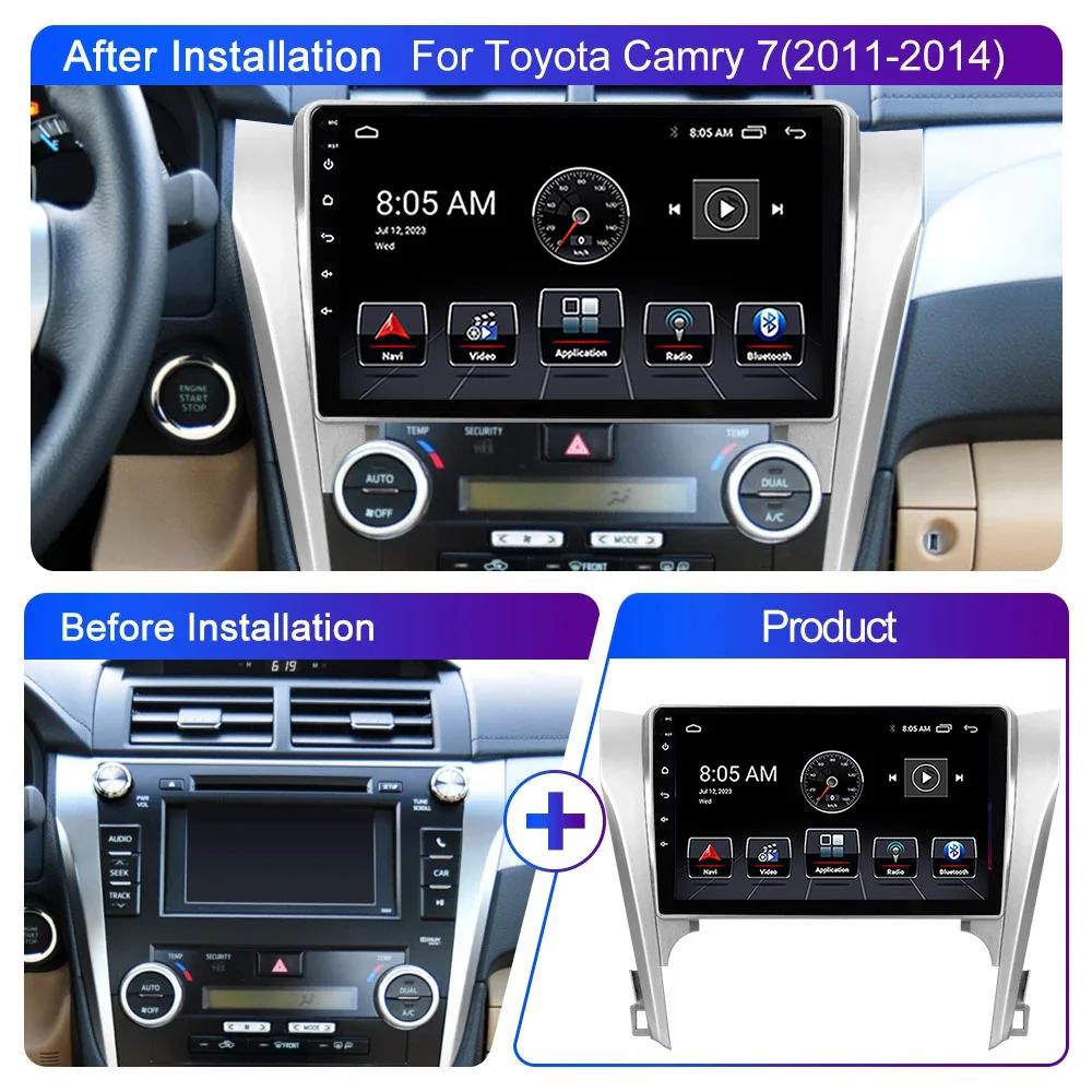 Android 13 Radio For Toyota Toyota Camry 8 50 55 2012-2017 Car Stereo Multimedia Player Carplay Auto GPS Navigation 2DIN DSP