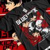 Anime Blue Lock Itoshi Barou Shouei Meguru Bachira Nagi Black TShirt All Size