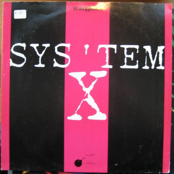 

12inch Record SYSTEM X Wind It Up X101 SUBVERSION 1991 UK Dance Electronica Used