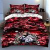 Dramatic skull imagery. Bedding Duvet cover sets Duvet covers Pillowcases gifts (1 * Duvet Cover 2 * Pillowcases, without duvet insert)
