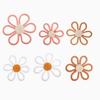 Nursery Daisy Flower Wall Art Decor Woven Flower Wall Hanging Art Sign for Home Bedroom 6 Piece