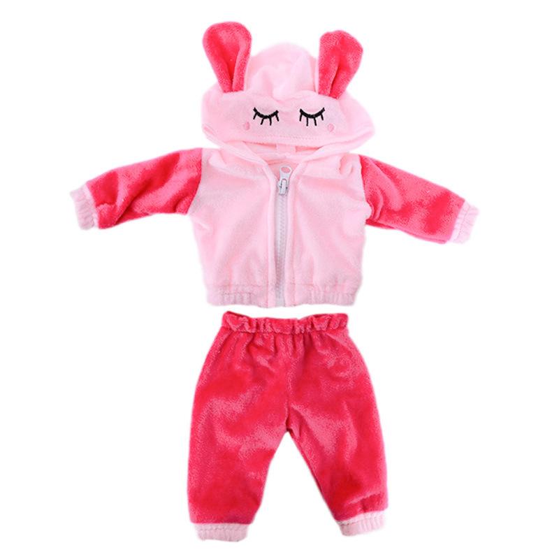 18-inch American Doll Clothes Plush Clothes Animal Suit Duck Panda Giraffe