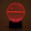 Night Light ABS Base Holder Planet Pattern Lamp Touch Switch (Black without Remote Control)