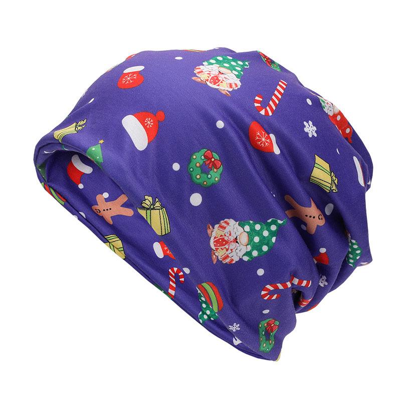 

Digital Print Christmas Bandana Hat: Unisex Pullover for Spring, Summer, and Autumn One Size