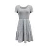European and American INS New Women's Slimming Short-Sleeve Dress