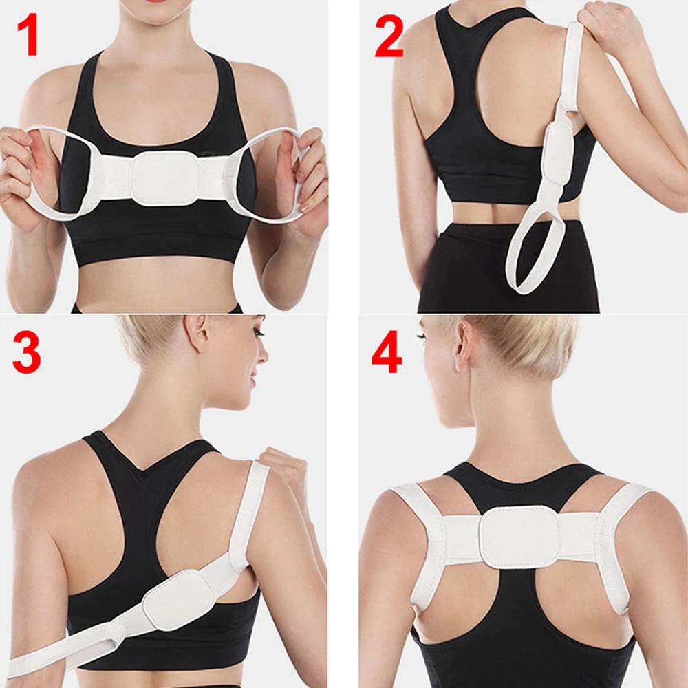 Durable And Safe Back Posture Corrector Belt Adjustable Shoulde Neck Spine Reshape Body For Column Posture Correction For Women Men Straightener