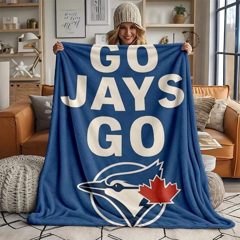 Blue Jays Academy Ultra Soft Flannel Throw Blanket Warm Cozy Blanket for Bed Couch or outdoor best gift