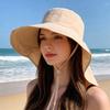 Sun Protective Wide Brims Fisherman Hat With Large Neck Covers For Outdoor Activity Hiking And Beach Camping Accessory
