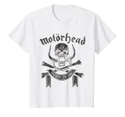 Motörhead – March or Die Cross Bones White T-Shirt