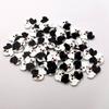 50Pcs Painted Buttons Bright Color Beautiful Easy Clean Not Easily Break Craft Buttons for Clothing