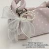 Korean Ins Wrinkled Cloud Bag PU Leather Polka Dot Shoulder Bag Stylish Crossbody Bag Women Use