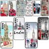 London Red Bus Big Ben Soft Case For Samsung Galaxy A32 A52 A72 A12 A42 A40 A50 A70 A03S A21S A52S A71 A51 Cover