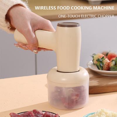 250/300mL Mini Electric Garlic Chopper USB Charging Ginger Masher Machine Sturdy Durable Chili Vegetable Crusher Kitchen Tools