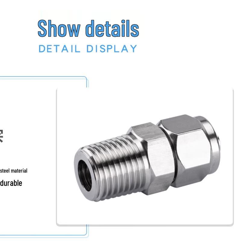 Stainless Steel Straight Quick Twist Connector