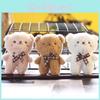 Porte-clés en peluche adorable ours en peluche mignon animal en peluche accessoire de sac 10cm