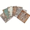 Vintage Texture Papers for Scrapbooking DIY Card Making Handmade Journal Album Background Decoration Crafts Material Paper