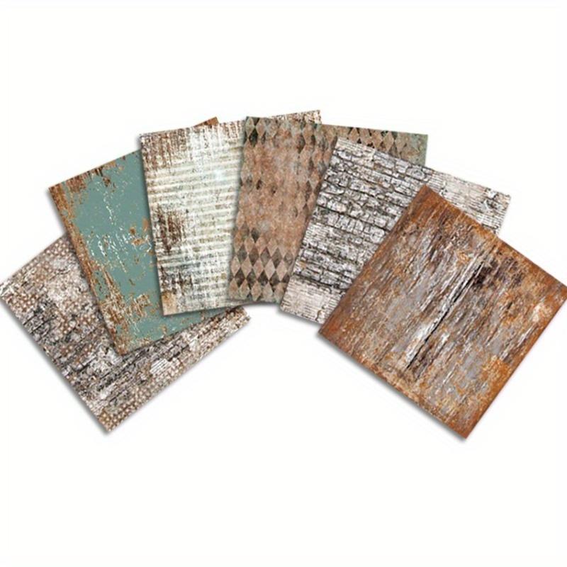 Vintage Texture Papers for Scrapbooking DIY Card Making Handmade Journal Album Background Decoration Crafts Material Paper