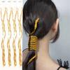 Punk Multi-layer Metal Gold Color Cool Bendy Snake Necklace Bracelet for Women Men Chunky Jewelry GZW