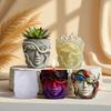 Sculpted Gorgon Silicone Craft Mould Artisticd Planter Gift Boxes Handmade Decorations Demolding Crafting Accessory