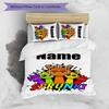3pcs SPRUNKI12 Cover Set - Personalized Name, HD Printed Bedding with 1 Cover and 2 Pillowcases - Perfect for Home Decor, Easy Care