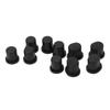 10PCS RC Bushing Adjuster Plastic Black Wear Resistant Lightweight RC Bush Adjuster for ZD Racing
