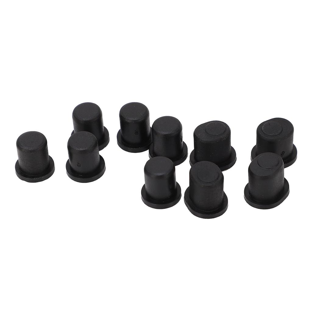 10PCS RC Bushing Adjuster Plastic Black Wear Resistant Lightweight RC Bush Adjuster for ZD Racing