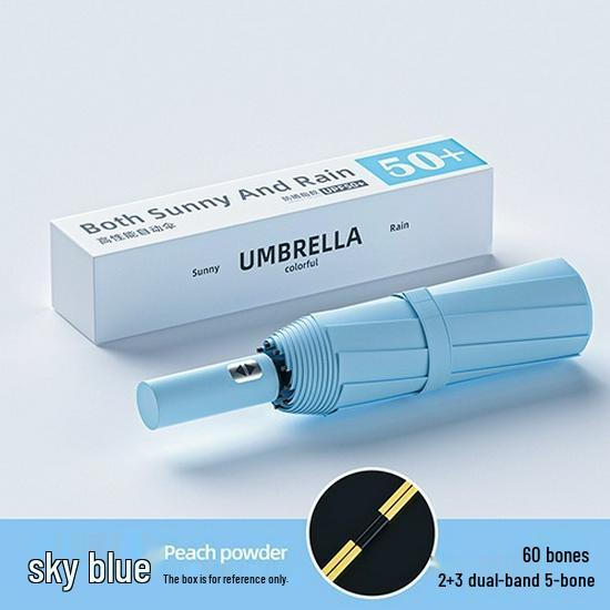 Fully Automatic Dual-Use Sun and Rain Folding Umbrella with Anti-Ultraviolet Sun Protection